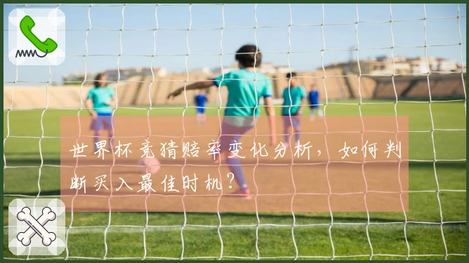 世界杯竞猜赔率变化分析，如何判断买入最佳时机？