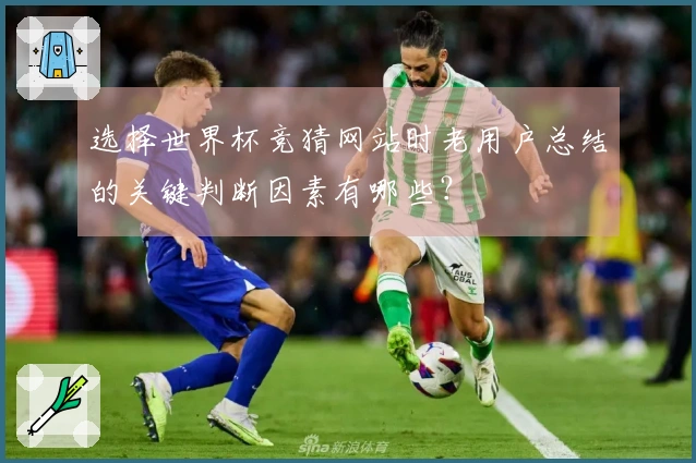 选择世界杯竞猜网站时老用户总结的关键判断因素有哪些？