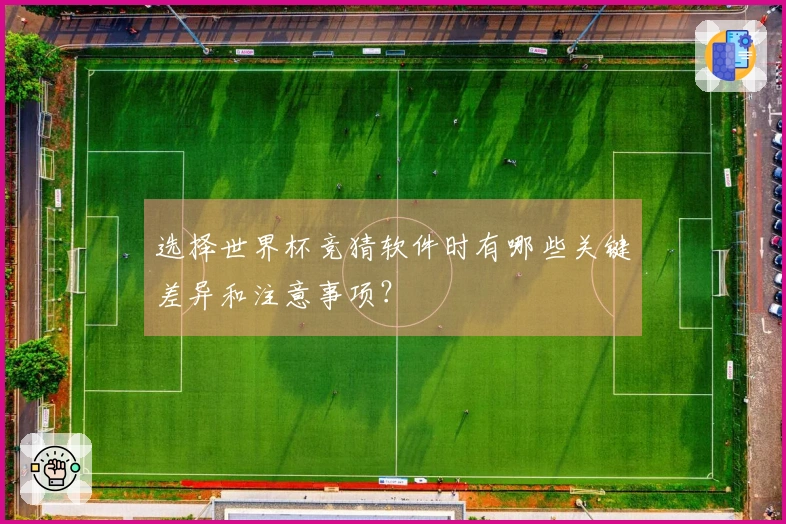 选择世界杯竞猜软件时有哪些关键差异和注意事项？