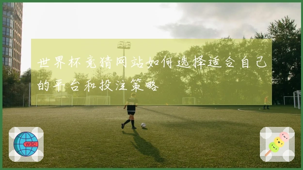 世界杯竞猜网站如何选择适合自己的平台和投注策略